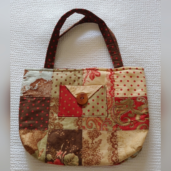 SOLD! Handmade Quilted Bag - Picture 1 of 7
